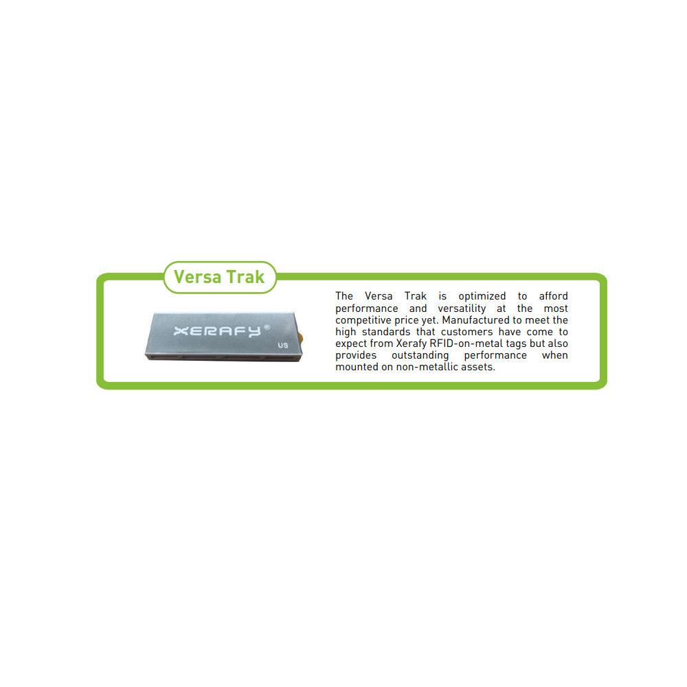 Xerafy Rfid Tag Versa Trak