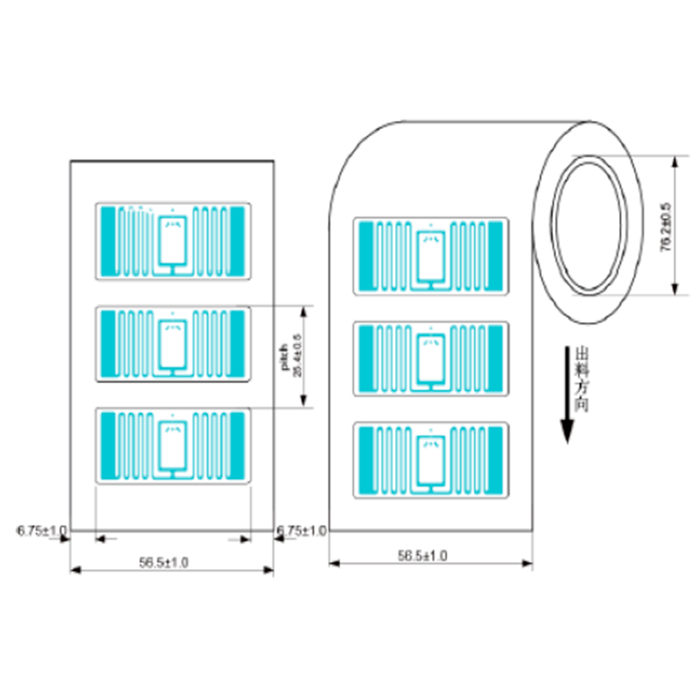 Rfmobi Rfid Tag Inlay UHF Label TNMC4319