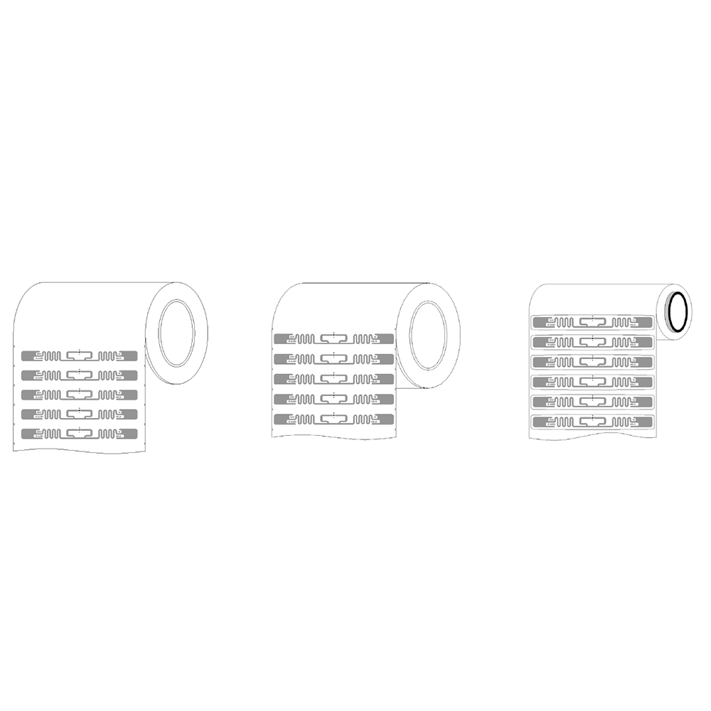 Alien Rfid Tag White Wet Inlay Squiggle (ALN-9940, Higgs-9)
