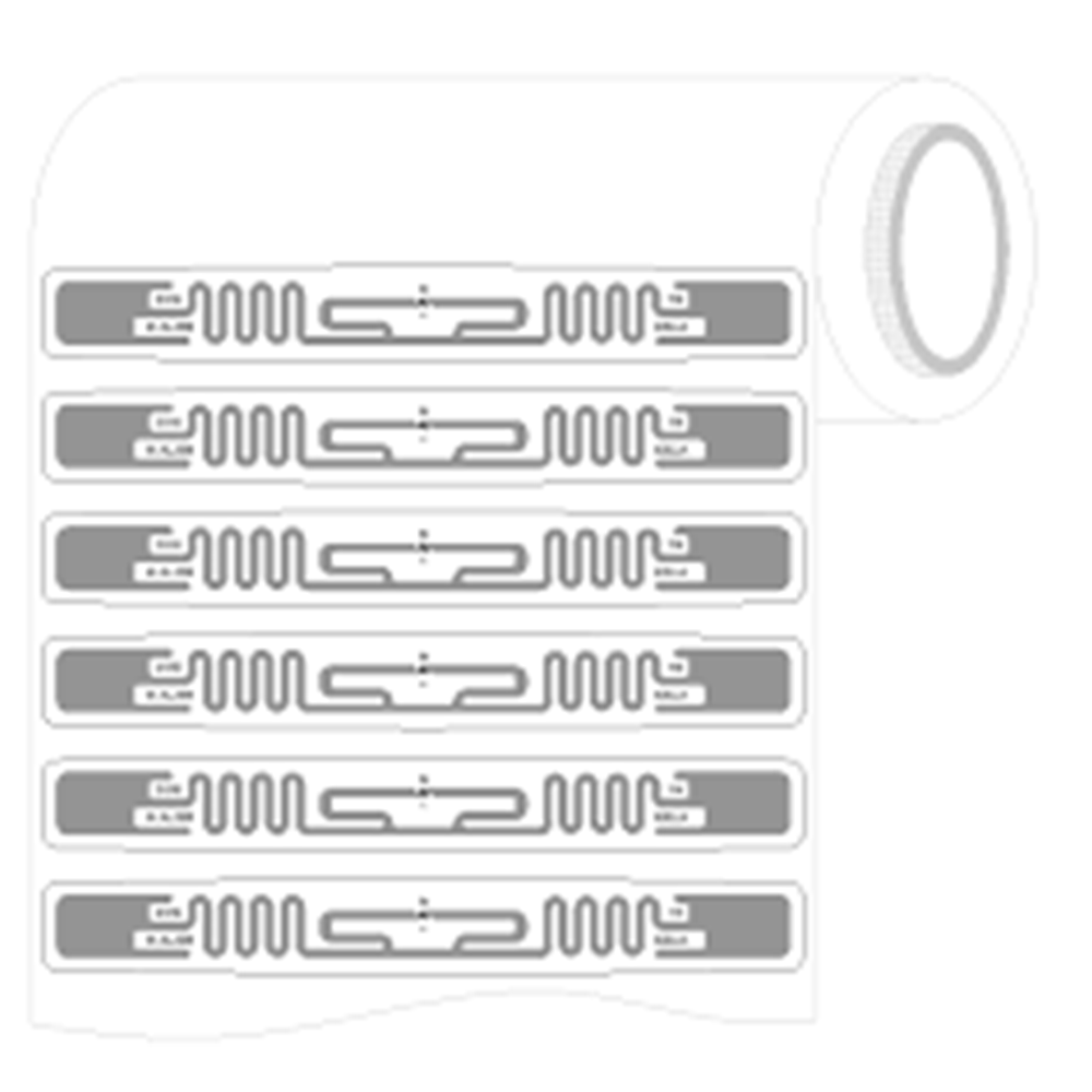 Alien Rfid Tag White Wet Inlay Squiggle (ALN-9840, Higgs-EC)